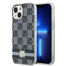 DKNY - DKNY iPhone 15/14/13 Mobilskal Magsafe IML Checkered Mono Pattern