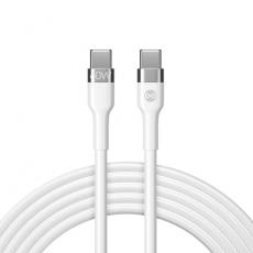 Forever - Forever Flexible USB-C till USB-C kabel 2m 60W - Vit