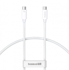 BASEUS - Baseus USB-C till USB-C 240W 1.8m Kabel USB4 Superior 2 - Vit