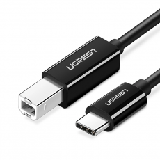 Ugreen - Ugreen USB-C till USB-B 1m Skrivarkabel - Svart