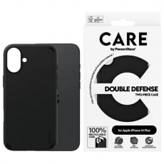 PanzerGlass - CARE By PanzerGlass iPhone 16 Plus Mobilskal Double Defense - Svart