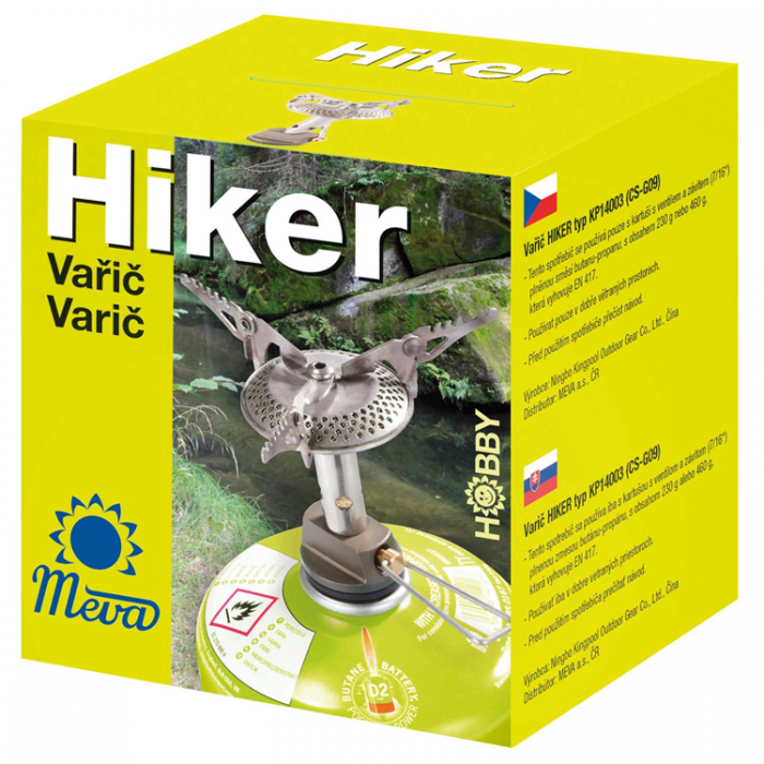 Meva - Meva Den Lttaste Turistkaminen Fr Gaspatroner HIKER 70gram 2.4kW