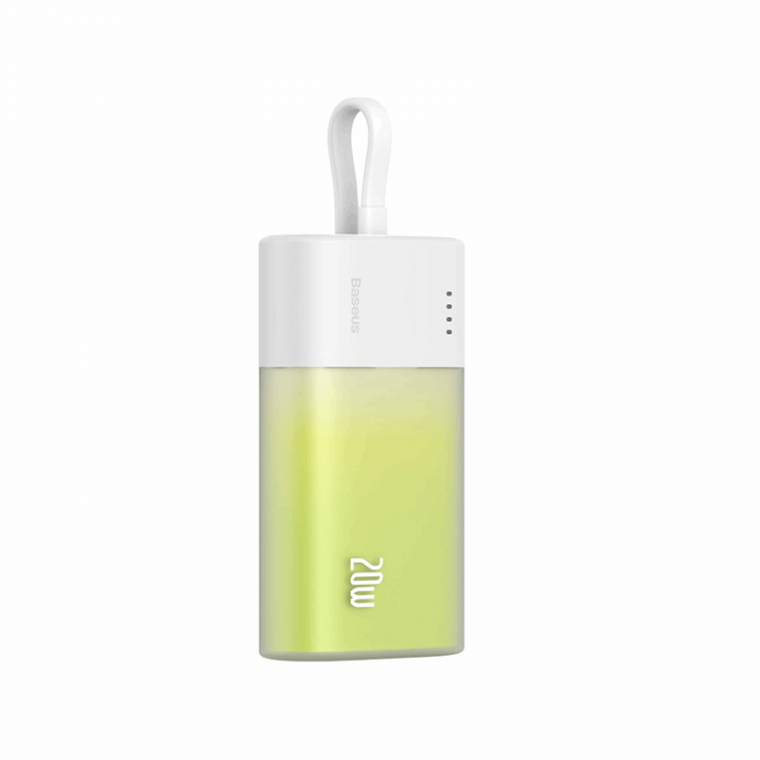 BASEUS - Baseus Powerbank 5200mAh Popsicle 20W - Vit/Grn