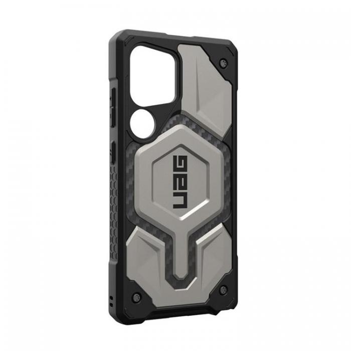 UAG - UAG Galaxy S25 Ultra Mobilskal MagSafe Monarch Pro - Titanium