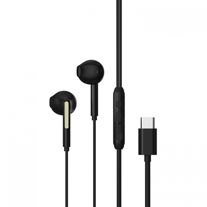 Devia - Devia In-Ear Trdbundna Hrlurar USB-C Kintone A1 Digital EM105 - Svart