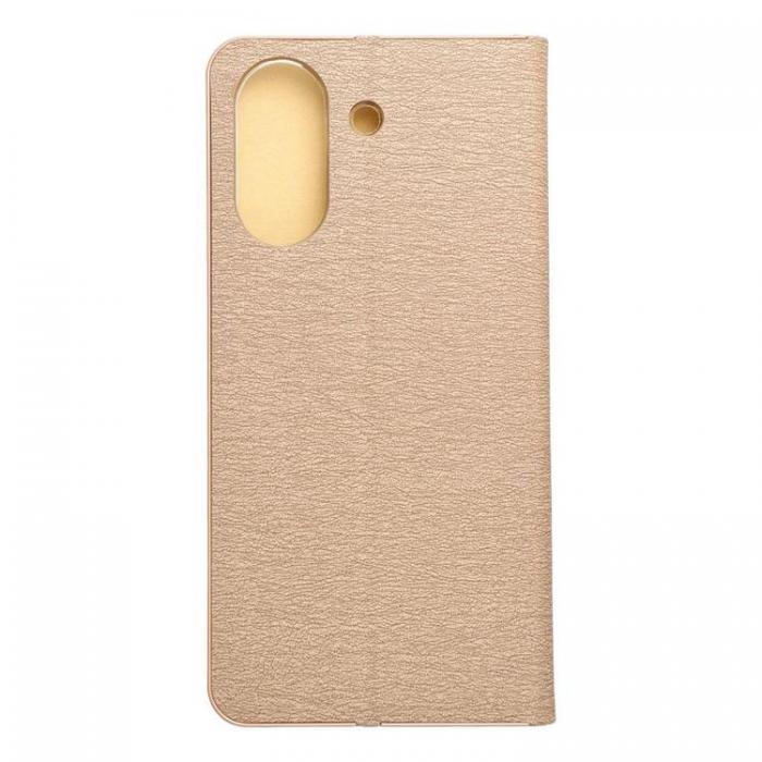 A-One Brand - Xiaomi Redmi 13C/Poco C65 Plnboksfodral Luna Guld - Guld