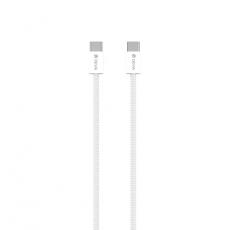 Devia - Devia USB-C Till USB-C 60W 1m Kabel 3A Smart EC325 PD - Vit