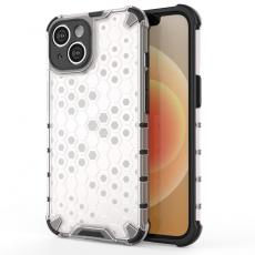 A-One Brand - iPhone 14 Plus Skal Honeycomb Armored Hybrid - Transparent