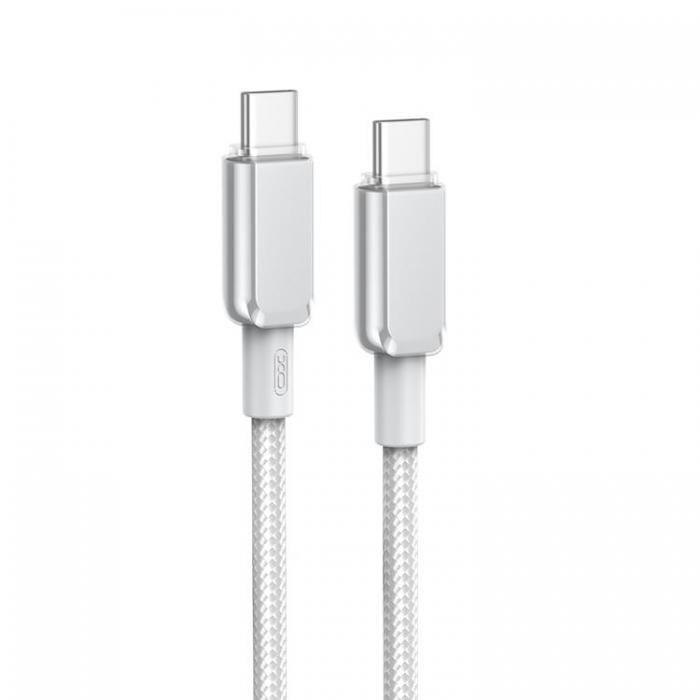 XO - XO USB-C Till USB-C 60W 0.35m Kabel PD NB-Q250B - Vit