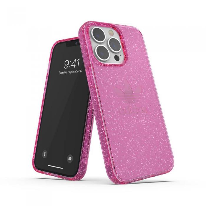 Adidas - Adidas Glitter Skal till iPhone 13/13 Pro pink