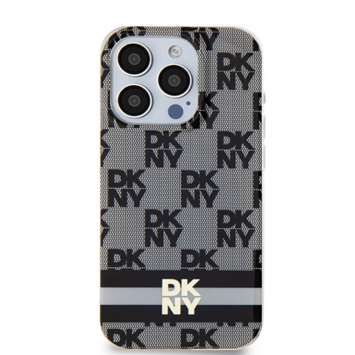 DKNY - DKNY iPhone 13 Pro Max Mobilskal Magsafe IML Checkered Mono