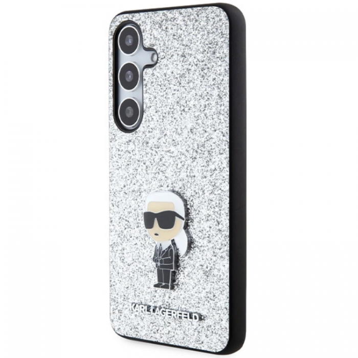 KARL LAGERFELD - KARL LAGERFELD Galaxy S24 Plus Mobilskal Fixed Glitter Ikonik