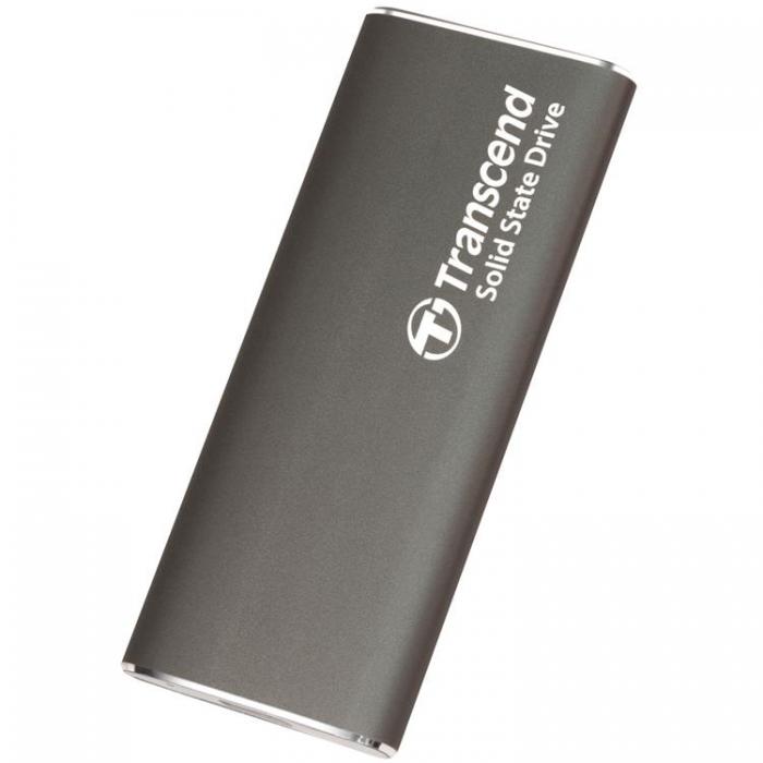 Transcend - Transcend Portabel Mini SSD USB-C 1TB - Aluminium