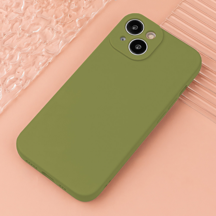 A-One Brand - iPhone 16 Plus Mobilskal Silikon - Olive