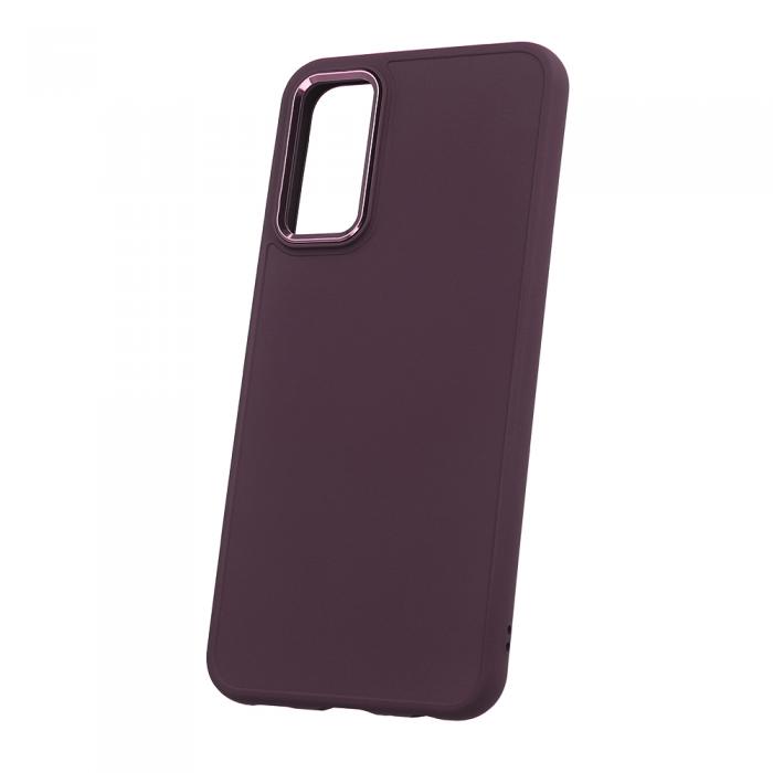 OEM - Skal med Satinverlgg fr Samsung Galaxy M23 5G i burgundy