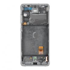 SpareParts - SAMSUNG S20 FE 4G/5G Skärm med LCD-display ServicePack - Vit