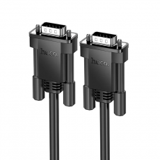 Hoco - Hoco VGA (Male) Till VGA (Male) 1080p Kabel 2m - Svart