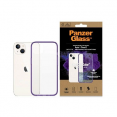 PanzerGlass - PanzerGlass iPhone 13/14/15 Mobilskal Antibacterial - Transparent/Lila