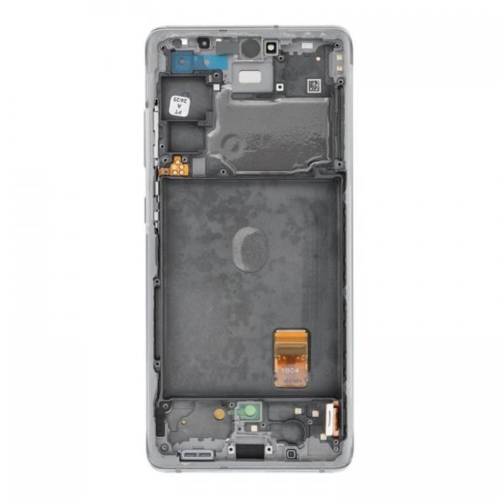 SpareParts - SAMSUNG S20 FE 4G/5G Skrm med LCD-display ServicePack - Vit