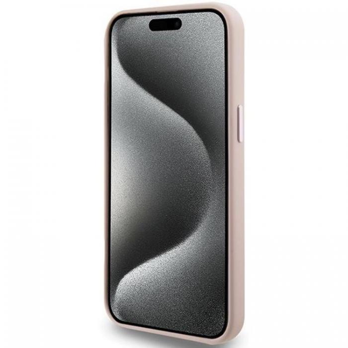 KARL LAGERFELD - KARL LAGERFELD iPhone 15 Mobilskal Silikon Choupette Metal Pin