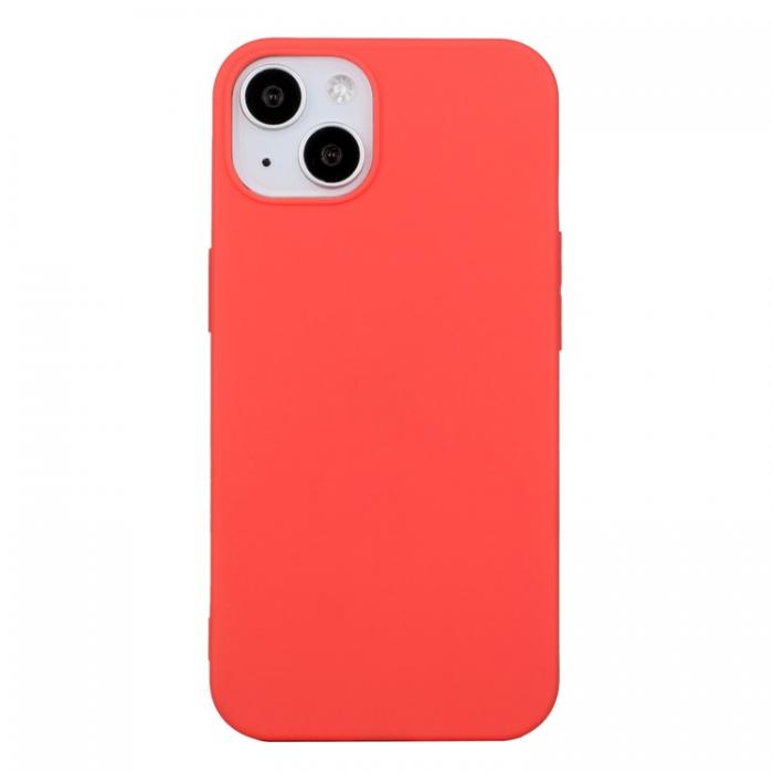 A-One Brand - iPhone 15 Mobilskal TPU Matte Slim-Fit - Rd