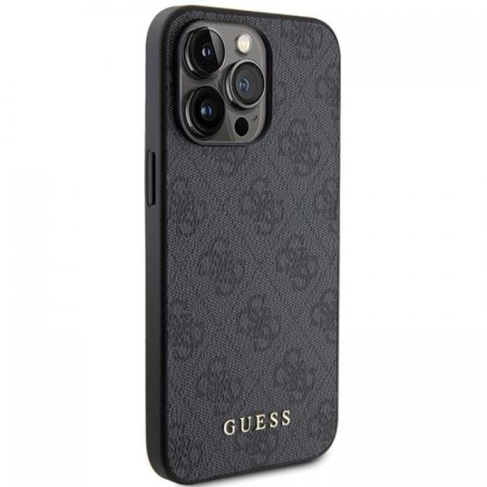 Guess - Guess iPhone 15 Pro Mobilskal Metall Gold Logo - Gr