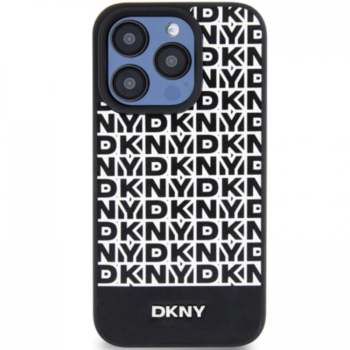 DKNY - DKNY iPhone 15 Pro Mobilskal Magsafe Lder Printed Pattern