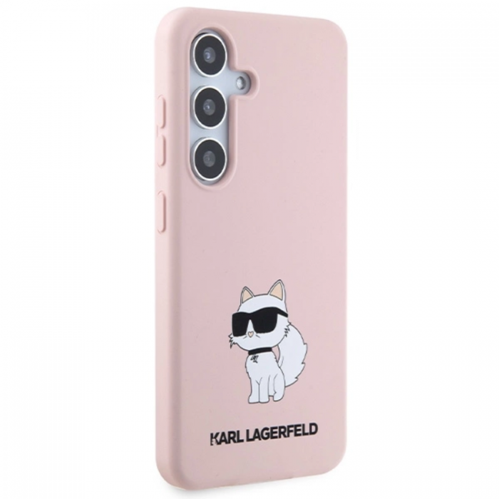 KARL LAGERFELD - Karl Lagerfeld Galaxy S24 Mobilskal Silikon Choupette - Rosa