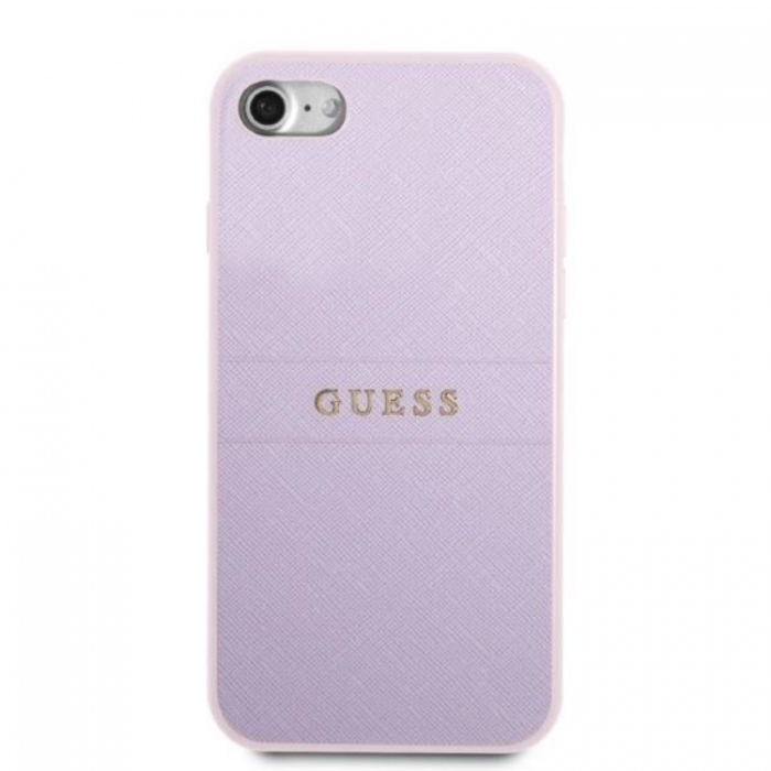 Guess - Guess iPhone 7/8/SE (2020/2022) Mobilskal Saffiano Stripe