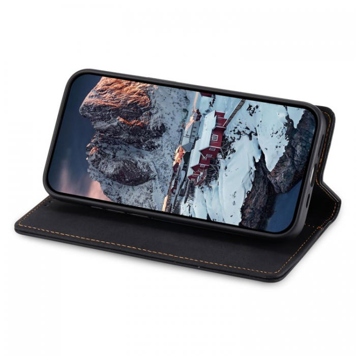 A-One Brand - Galaxy S25 Ultra Plnboksfodral RFID Blocking - Svart