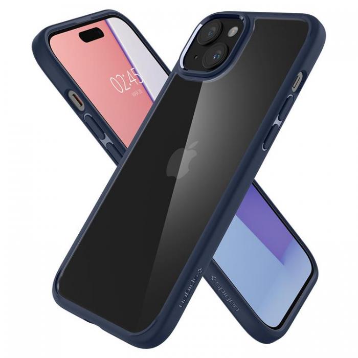 Spigen - Spigen iPhone 15 Plus Mobilskal Ultra Hybrid - Navy Bl