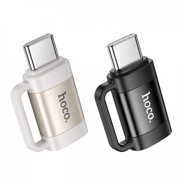 Hoco - Hoco Adapter OTG USB-C Till Lightning 3A UA31E - Gr