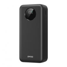 BWOO - BWOO Powerbank 30000mAh 22.5W med LCD-skärm - Svart