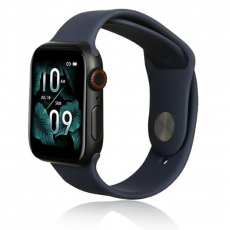 Beline - Beline Apple Watch (42/44/45/49mm) Armband Silikon - Blå