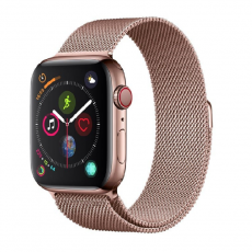 Devia - Devia Apple Watch (42/44/45/49mm) Armband Elegant Milanese - Roseguld