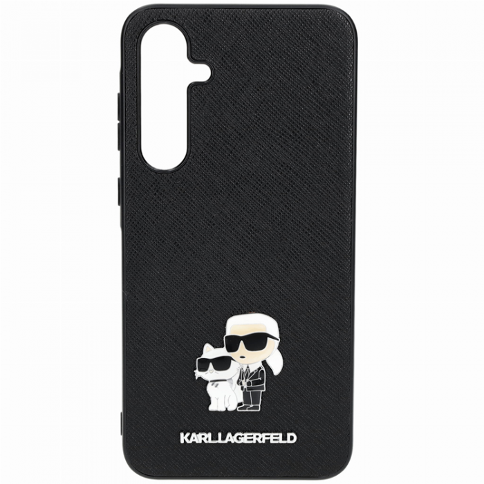 KARL LAGERFELD - Karl Lagerfeld Galaxy A55 Mobilskal Saffiano Karl&Choupette Pin