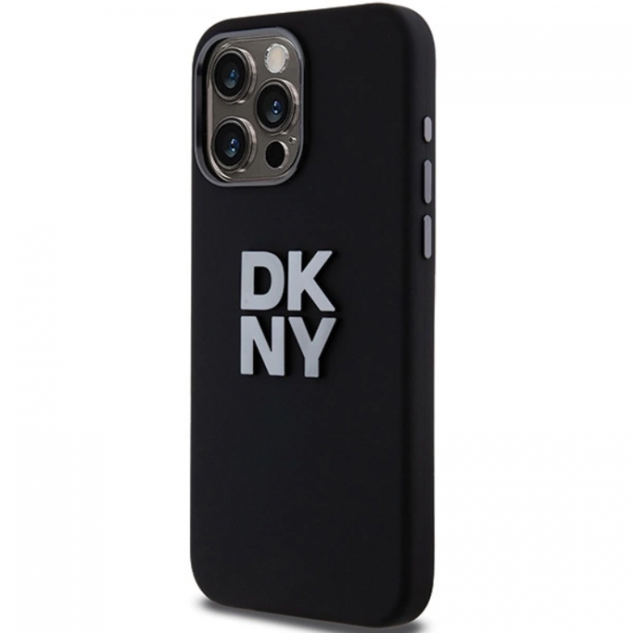 DKNY - DKNY iPhone 15 Pro Max Mobilskal Liquid Silikon Metal Logo