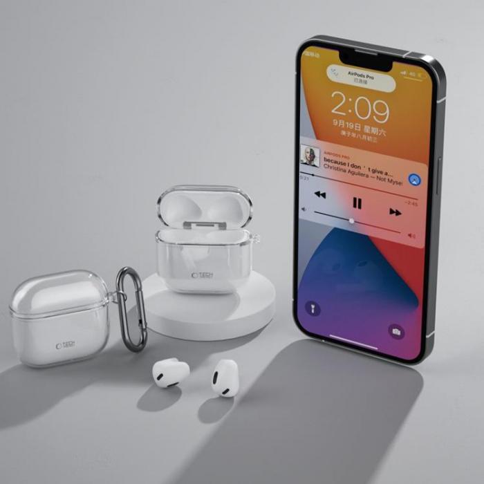 Tech-Protect - Tech-Protect Airpods 4 Skal Flexair - Clear