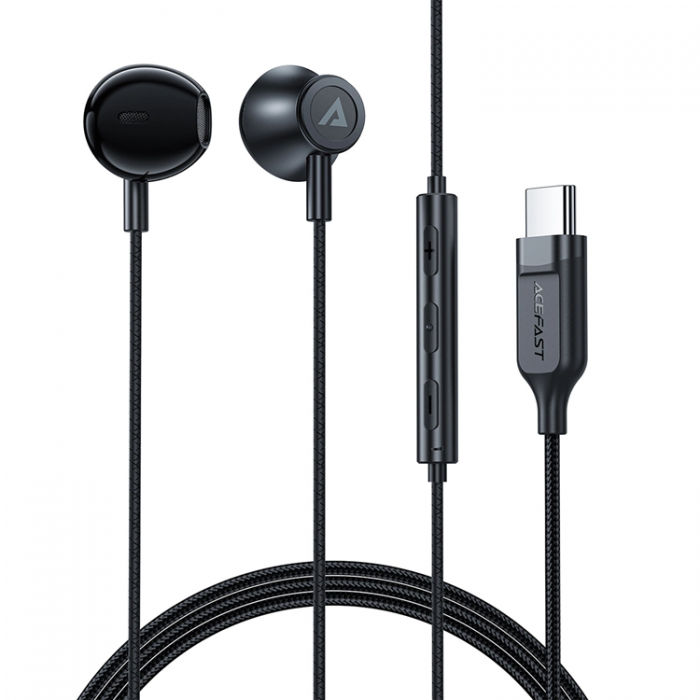 Acefast - Acefast L2 In-Ear Hrlurar USB-C, mikrofon och fjrrkontroll 1,2 m