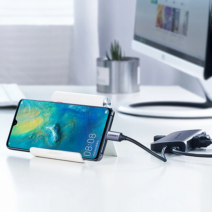 Ugreen - Ugreen 9in1 HUB USB-C Till USB-C, HDMI, VGA, RJ45, SD/TF Kortlsare, 3xUSB-A 3.0