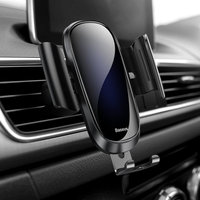 BASEUS - Baseus Future Gravity Car Mount Air Vent svart