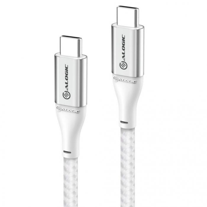 ALOGIC - ALOGIC Ultra USB-C till USB-C Kabel 3m 5A / 480Mbps - Silver