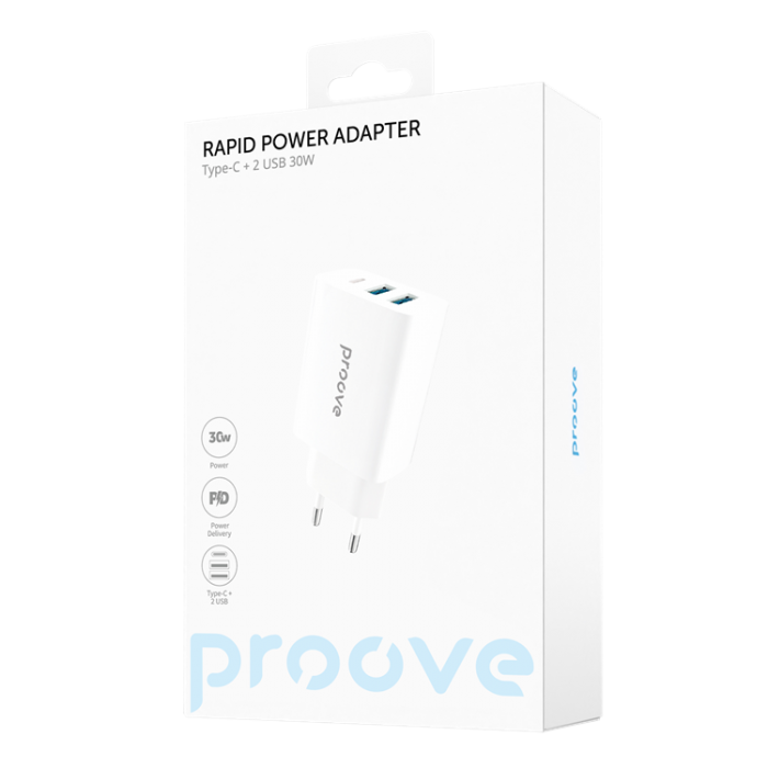 Proove - Proove Snabbladdare 30W Rapid - Vit