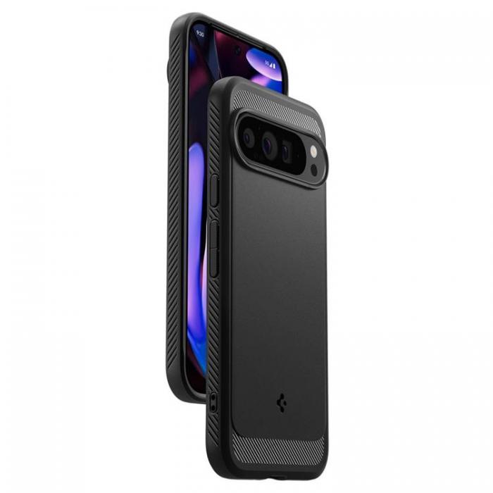 Spigen - Spigen Google Pixel 9 Pro XL Mobilskal Rugged Aromor - Matte Svart