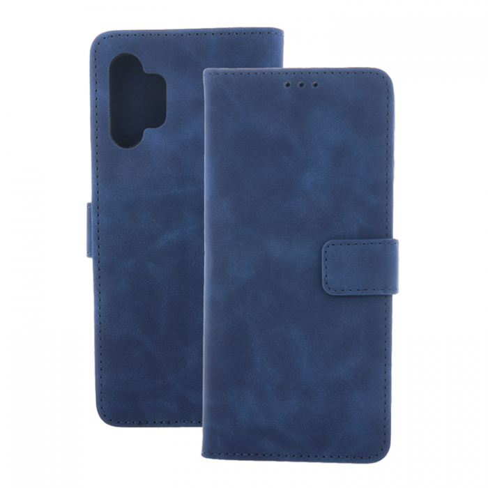 A-One Brand - Galaxy S24 Ultra Plnboksfodral Velvet - Marinbl