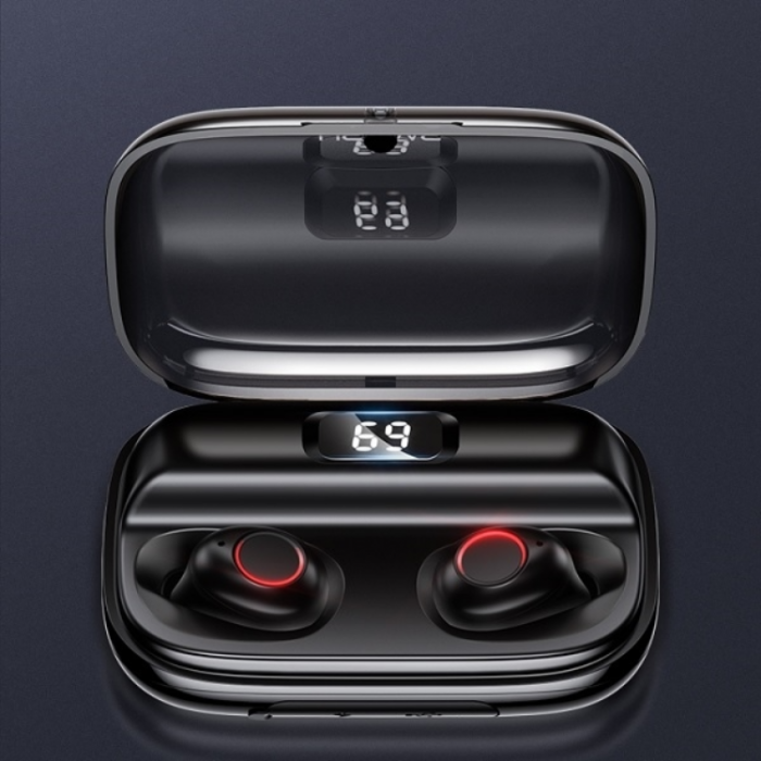 USAMS - USAMS In-Ear Hrlurar Bluetooth TWS YJ Series - Svart