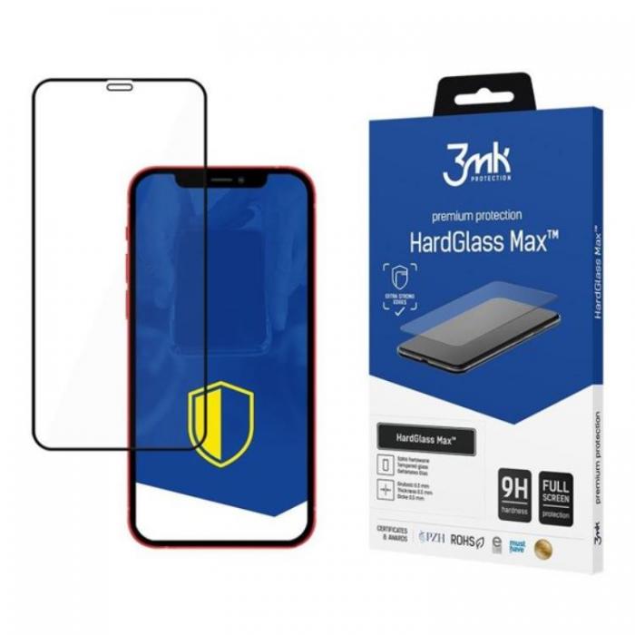 3MK - 3MK iPhone 12/12 Pro Hrdat Glas HardGlass Max - Clear