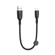 XO - XO USB Till MicroUSB 0.25m Kabel 6A NB247 - Svart