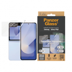 Panzer - Panzer Galaxy Z Flip 6 Bundle 2in1 Härdat Glas + Skärmskydd SAFE