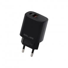 Beline - Beline Väggladdare USB-C Till USB-A (20W) - Svart